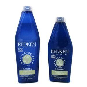 Redken Nature Science Extreme Fortifying Shampoo & Conditioner Vegan 10 oz Duo